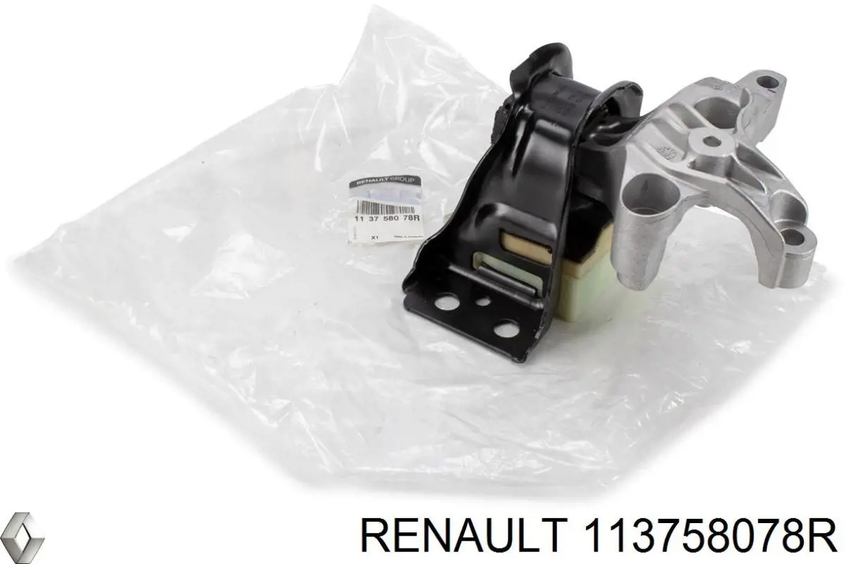 Подушка (опора) двигуна, права 113758078R Renault (RVI)