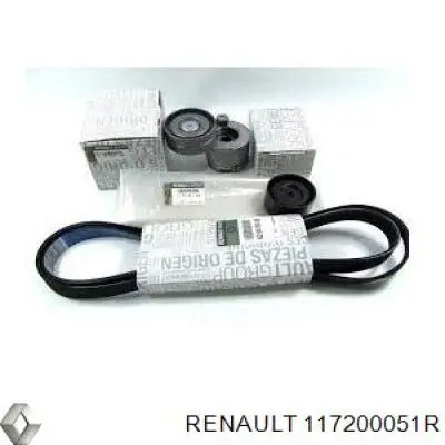 Correa De Transmision, juego completo 117200051R Renault (RVI)