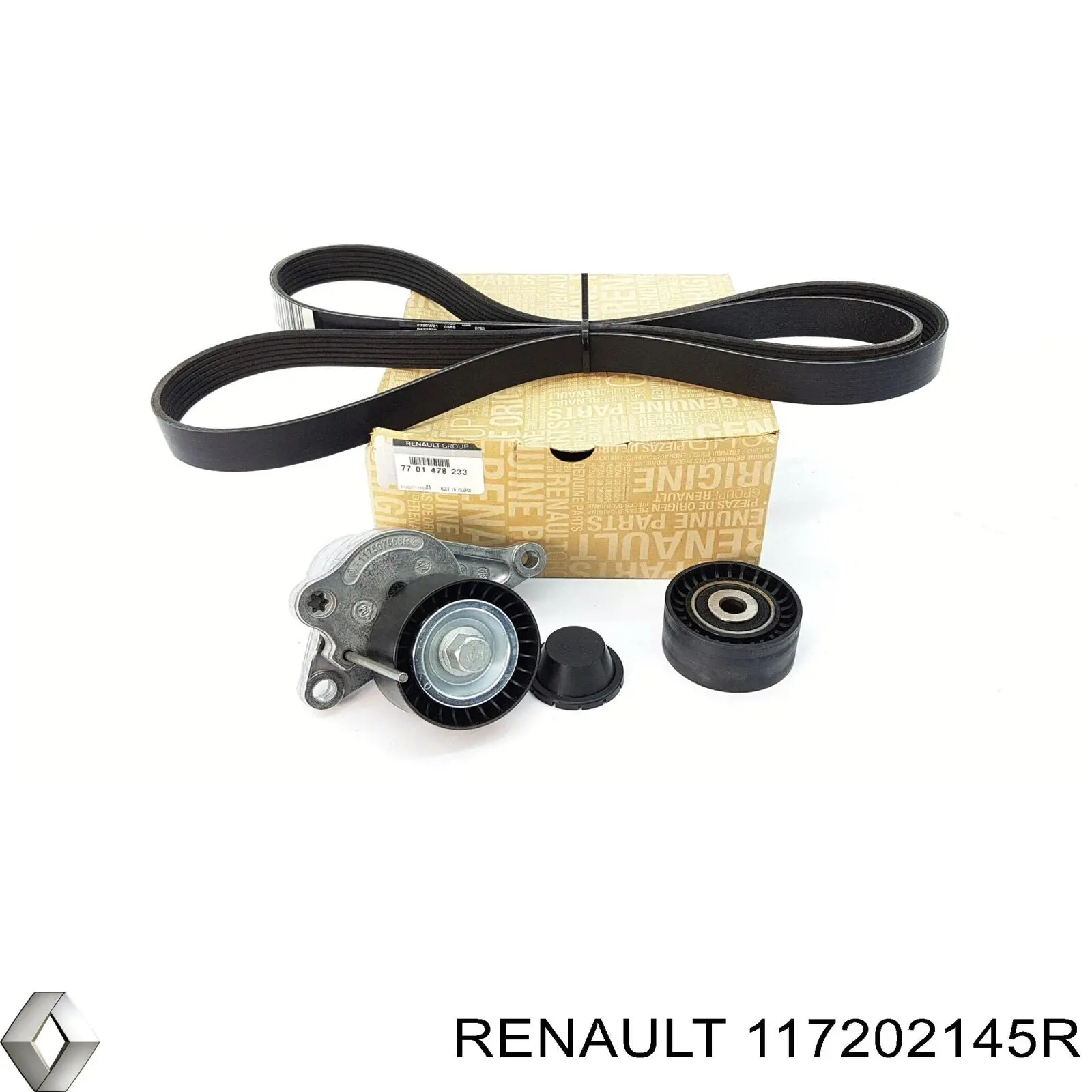 Ремень агрегатов приводной, комплект 117202145R Renault (RVI)