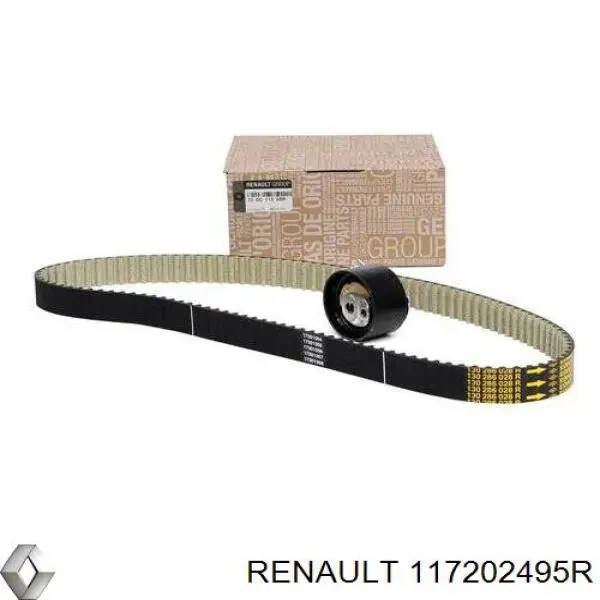 117202495R RENAULT Correa de transmisión original y equivalente