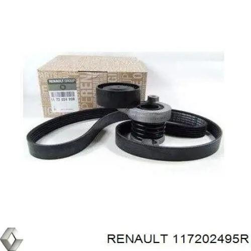 Ремень агрегатов приводной, комплект Renault (RVI) 117202495R цена, от 85.71 USD