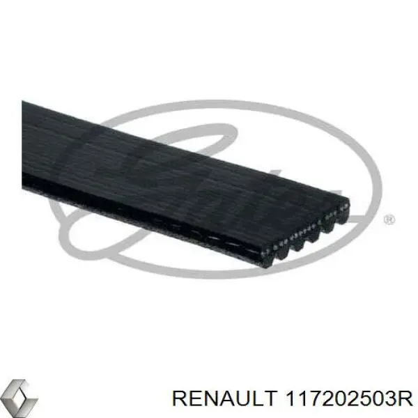 Клиновый ремень Renault (RVI) 117202503R цена, от 18.74 USD
