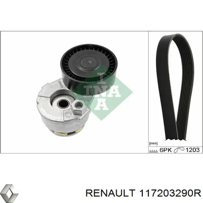 Купить 117203290R Renault (RVI) Ремень генератора