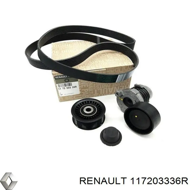 117203336R Renault (RVI) ремень агрегатов приводной, комплект