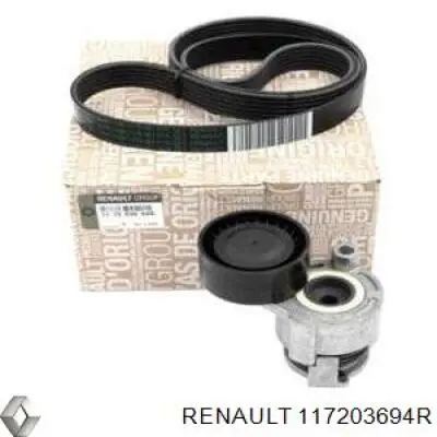 Ремень агрегатов приводной, комплект Renault (RVI) 117203694R цена, от 64.20 USD