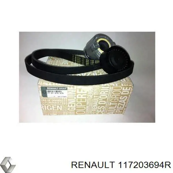 Ремень агрегатов приводной, комплект Renault (RVI) 117203694R цена, от 64.20 USD