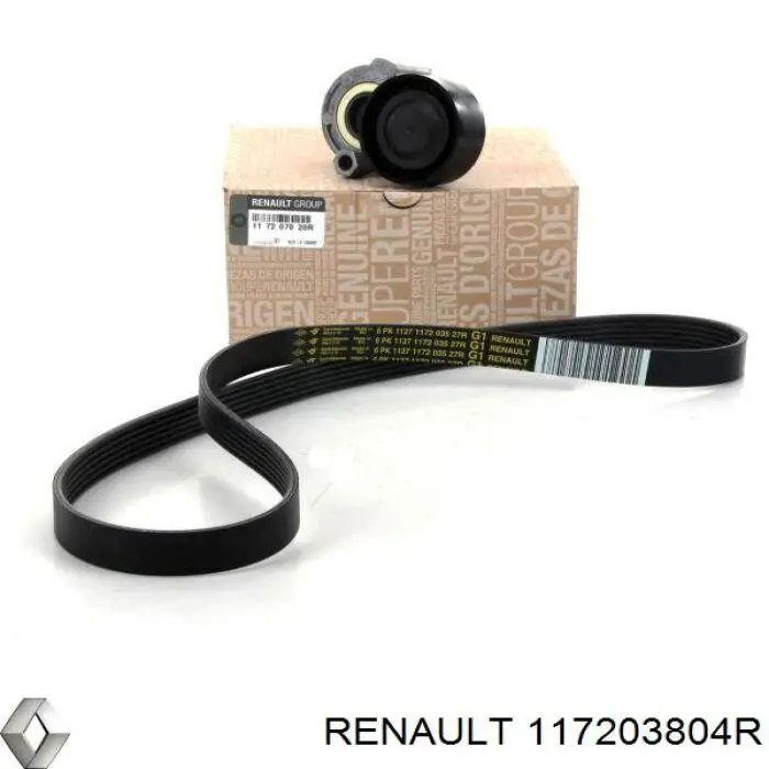 Приводной ремень агрегатов Renault (RVI) 117203804R