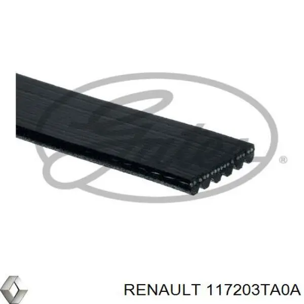 Ремень генератора 117203TA0A Renault (RVI)