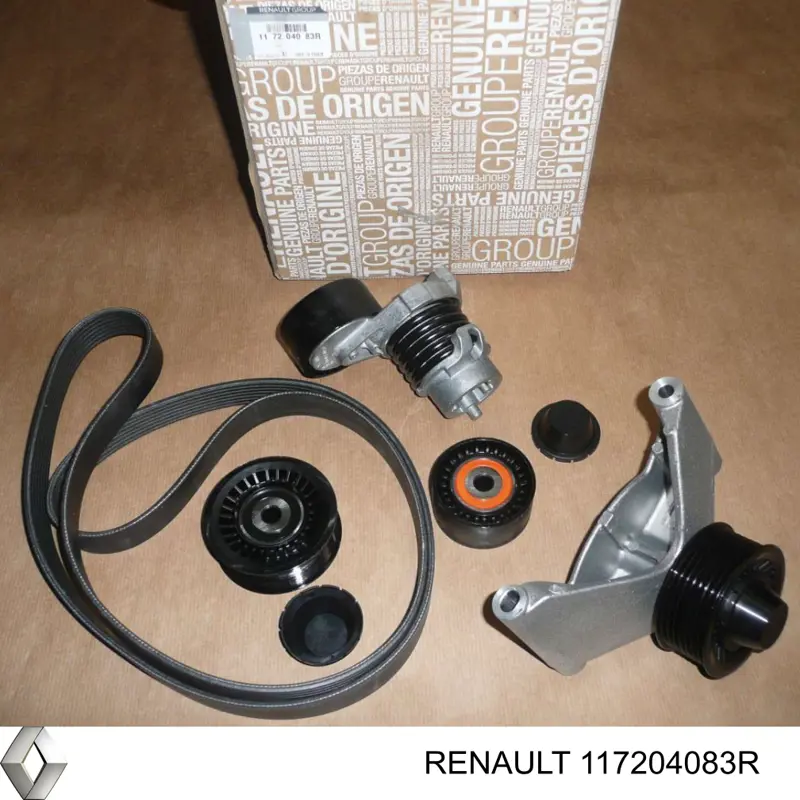Ремень агрегатов приводной, комплект Renault (RVI) 117204083R цена, от 123.45 USD