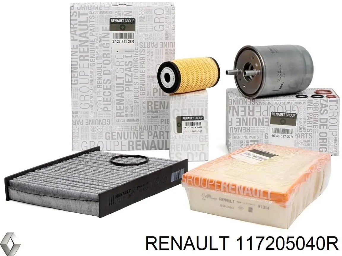 Ремень агрегатов приводной, комплект Renault (RVI) 117205040R цена, от 144.48 USD