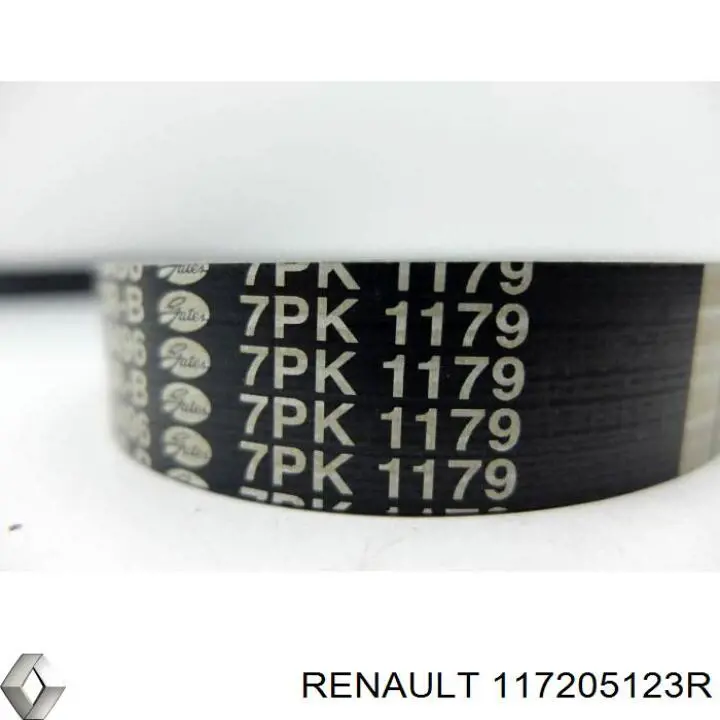 Клиновый ремень Renault (RVI) 117205123R цена, от 26.38 USD