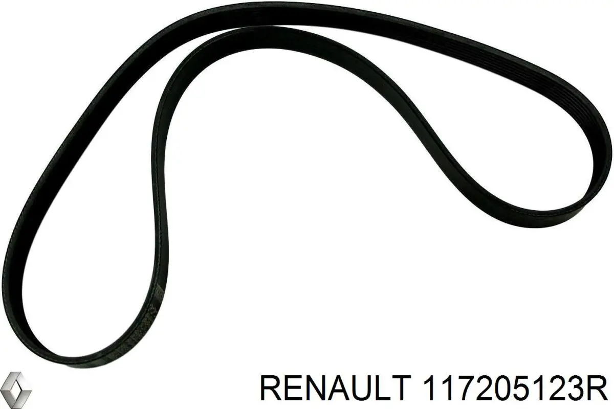 117205123R RENAULT Correa trapezoidal original y equivalente