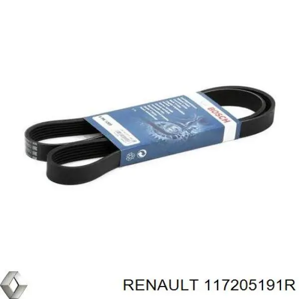Ремень агрегатов приводной Renault (RVI) 117205191R