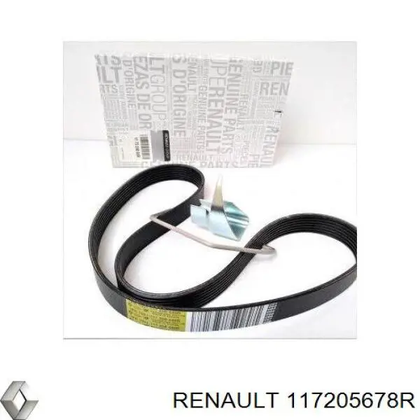 Ремень агрегатов приводной Renault (RVI) 117205678R