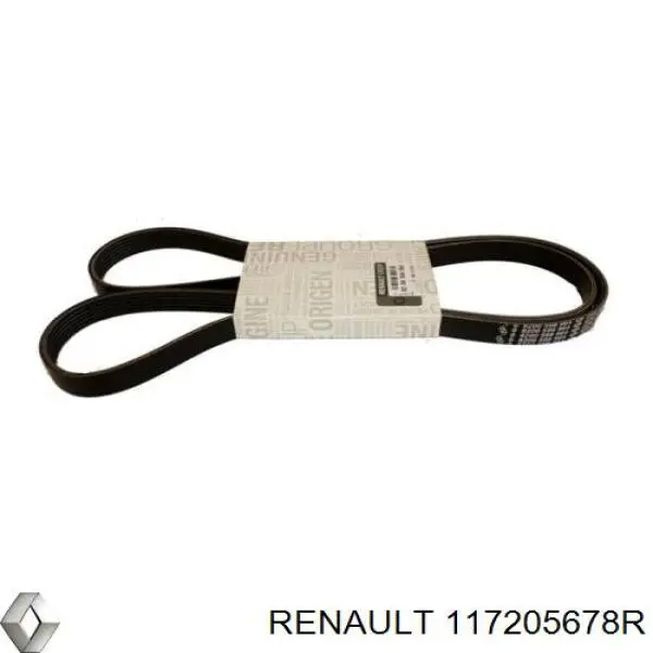 117205678R RENAULT Correa trapezoidal original y equivalente
