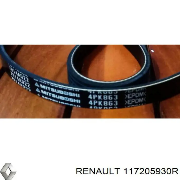 Ремень кондиционера Renault (RVI) 117205930R