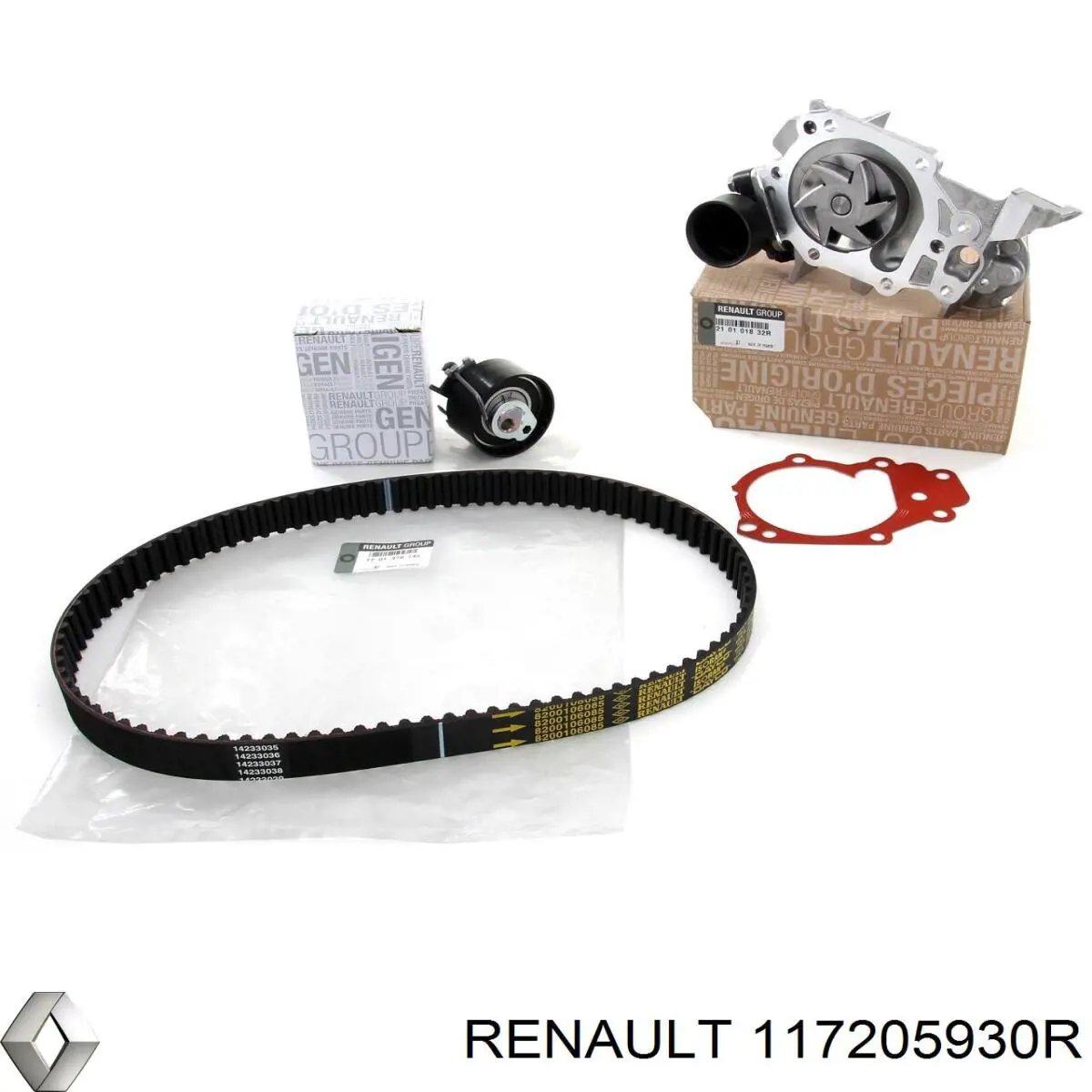 Ремень генератора 117205930R Renault (RVI)