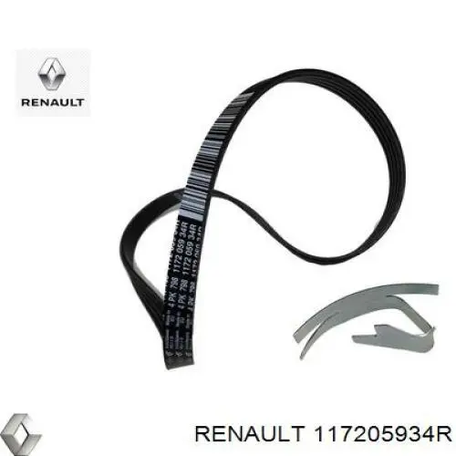 Ремень генератора 117205934R Renault (RVI)