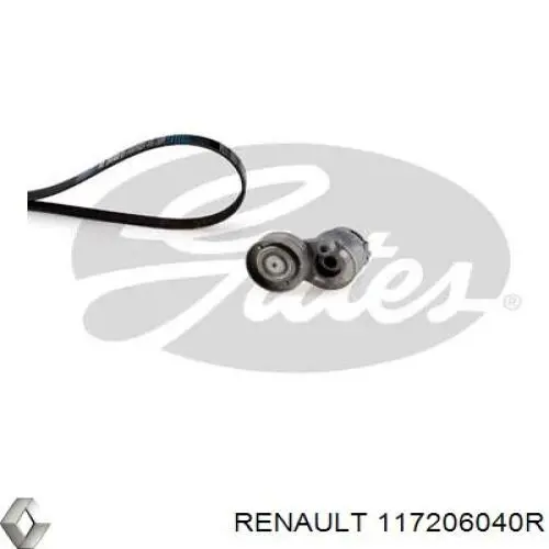 117206040R Renault (RVI) ремень агрегатов приводной, комплект
