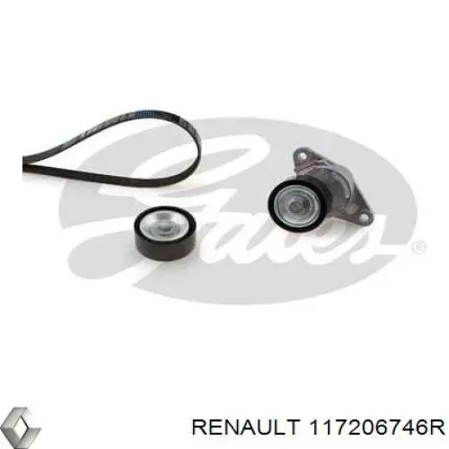 117206746R Renault (RVI) ремень агрегатов приводной, комплект