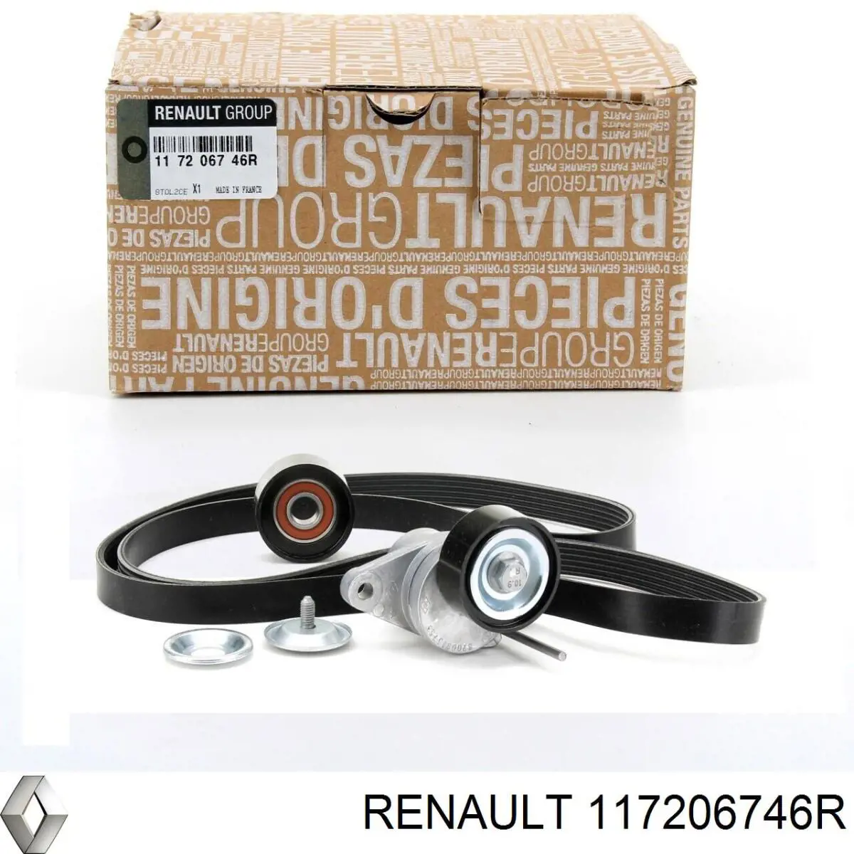 Купить 117206746R Renault (RVI) Ремень приводной