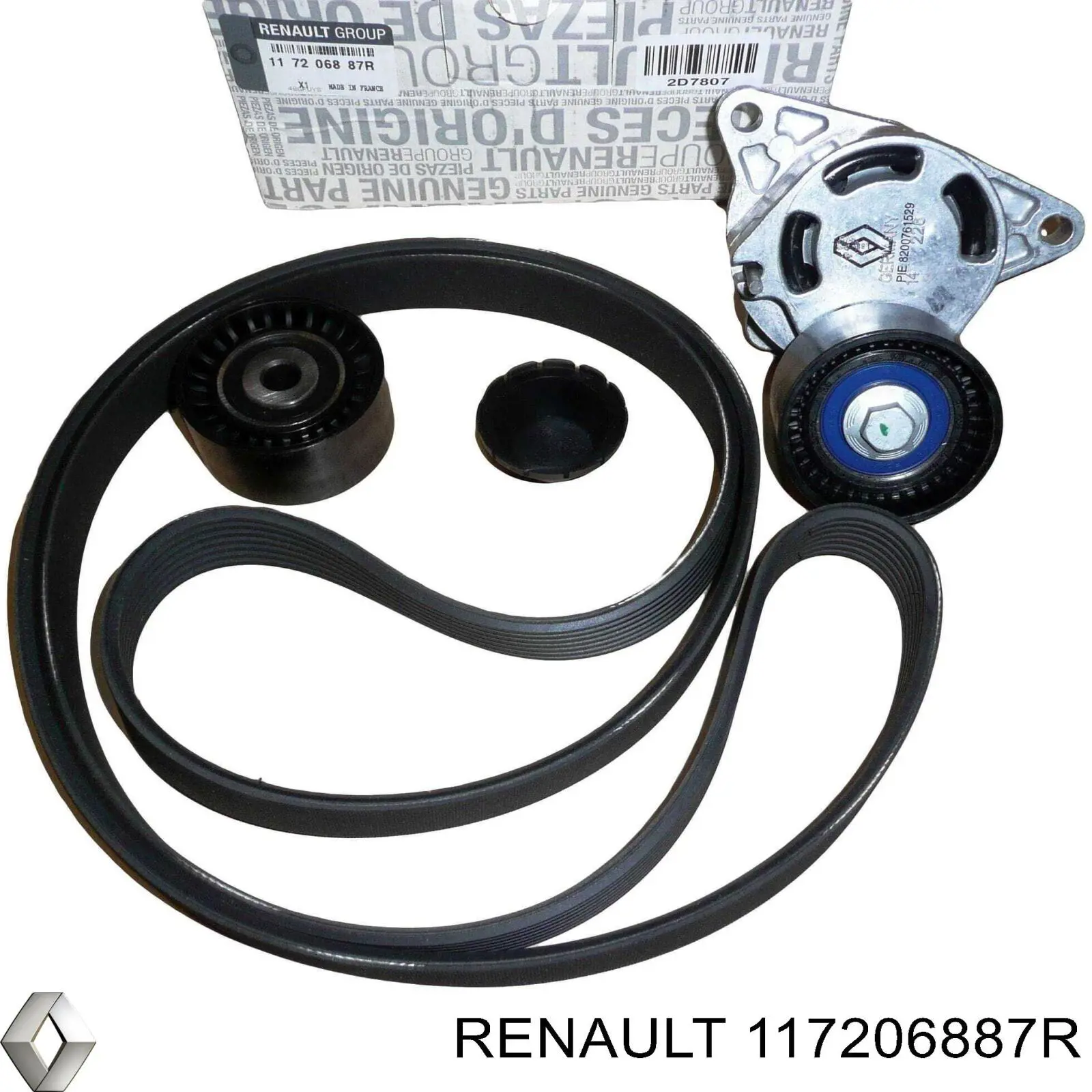 117206887R Renault (RVI) Ремень приводной, комплект
