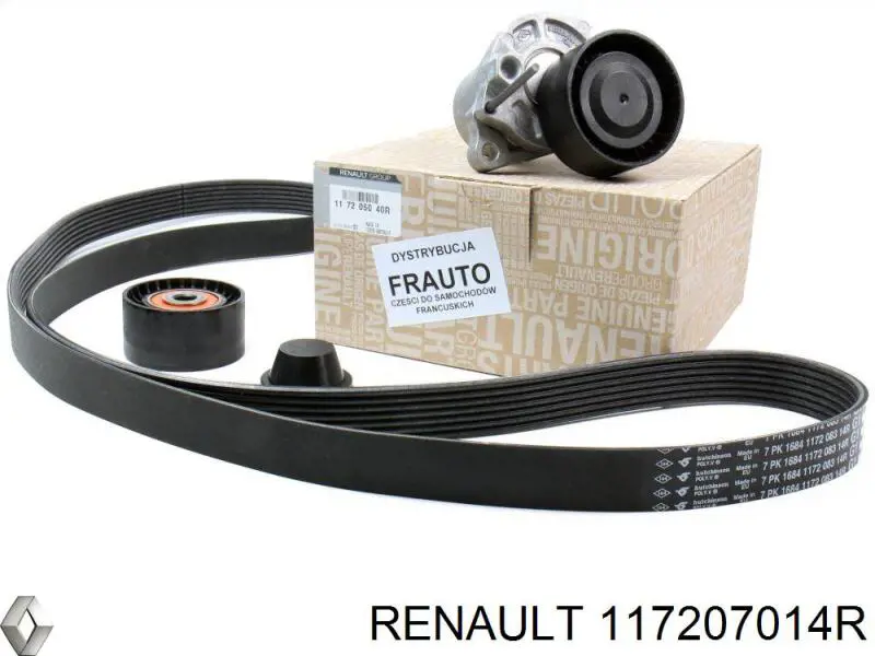 117207014R Renault (RVI) ремень агрегатов приводной, комплект