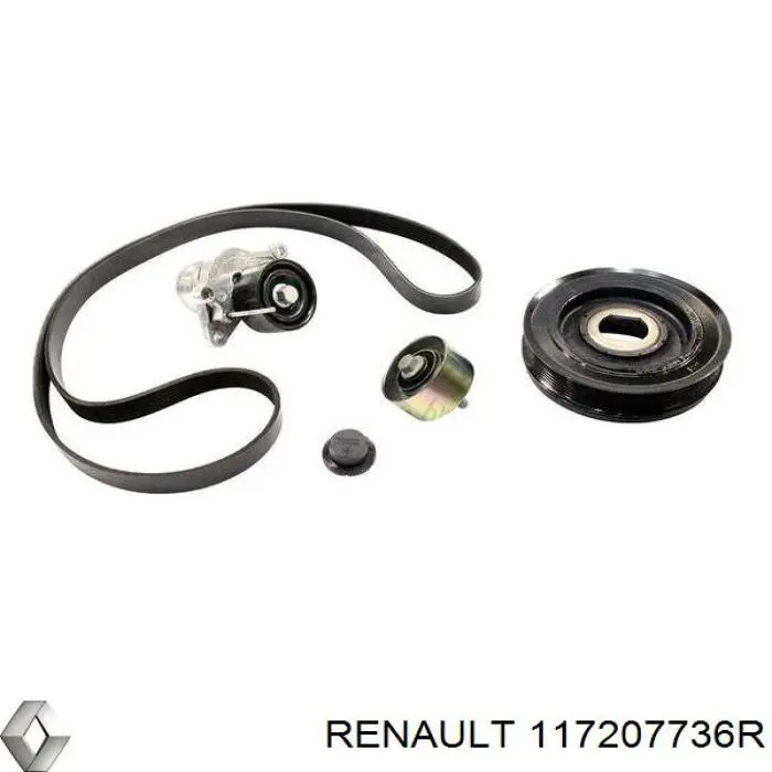 Ремень агрегатов приводной, комплект Renault (RVI) 117207736R цена, от 129.11 USD