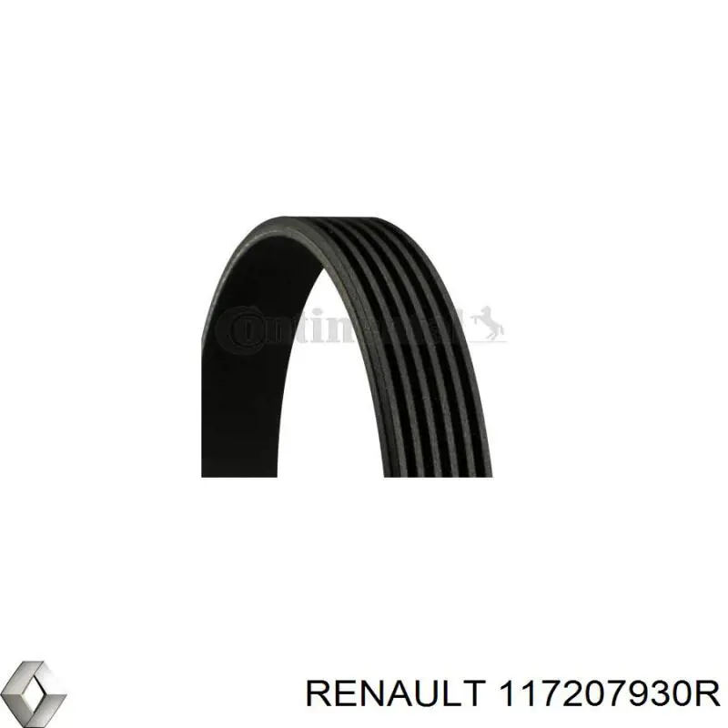 Correa trapezoidal 117207930R Renault (RVI)