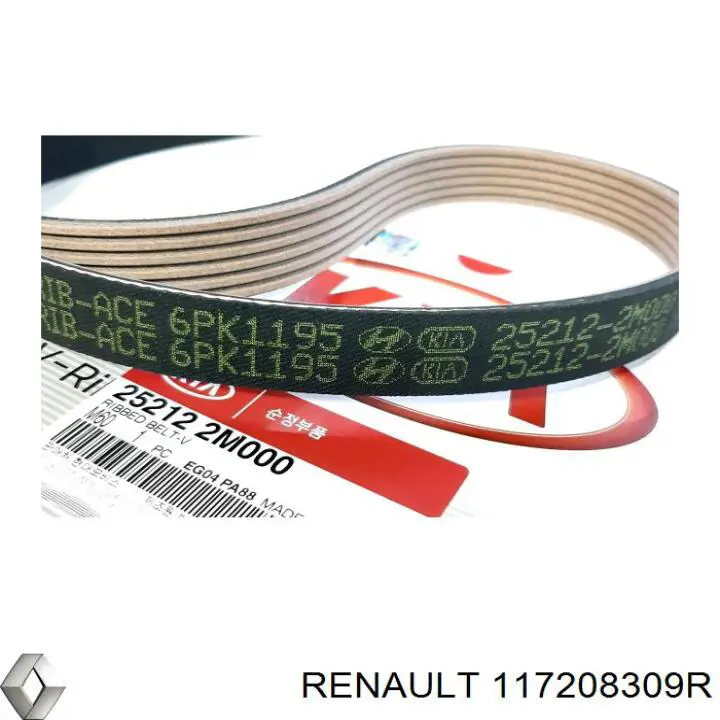 Купить 117208309R Renault (RVI) Ремень генератора