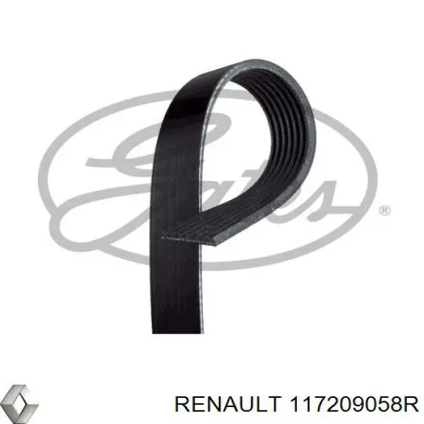 117209058R Renault (RVI) ремень генератора