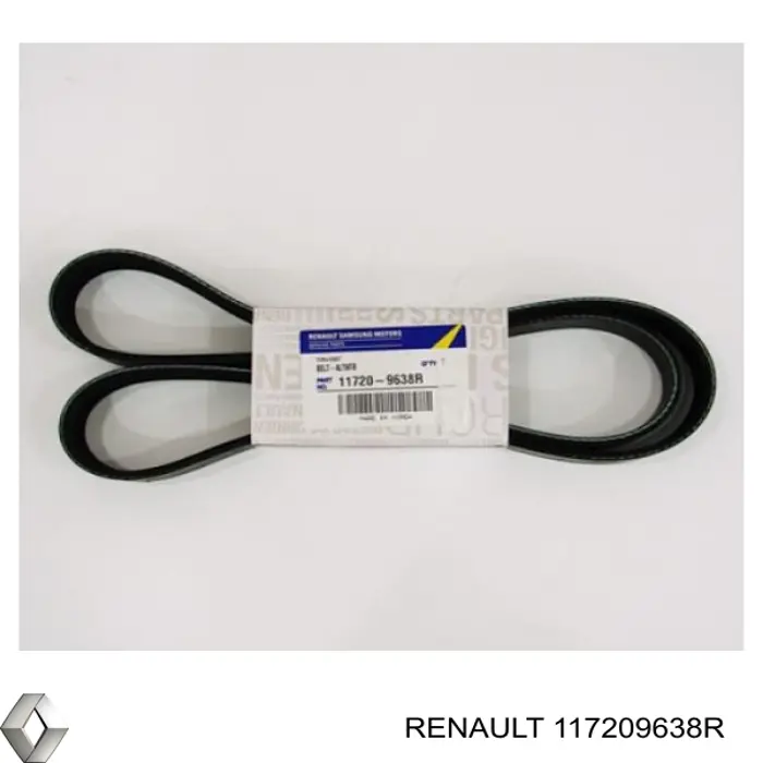 117209638R RENAULT Correa trapezoidal original y equivalente