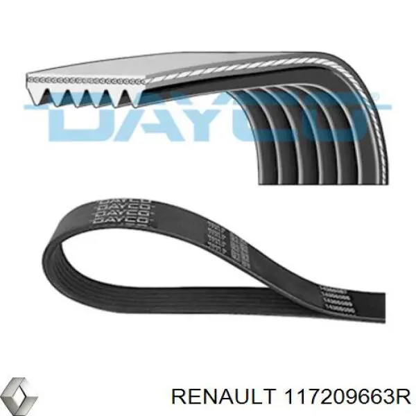 Купить 117209663R Renault (RVI) Ремень генератора