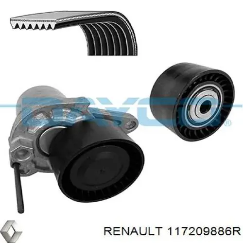 Купить 117209886R Renault (RVI) Натяжитель приводного ремня