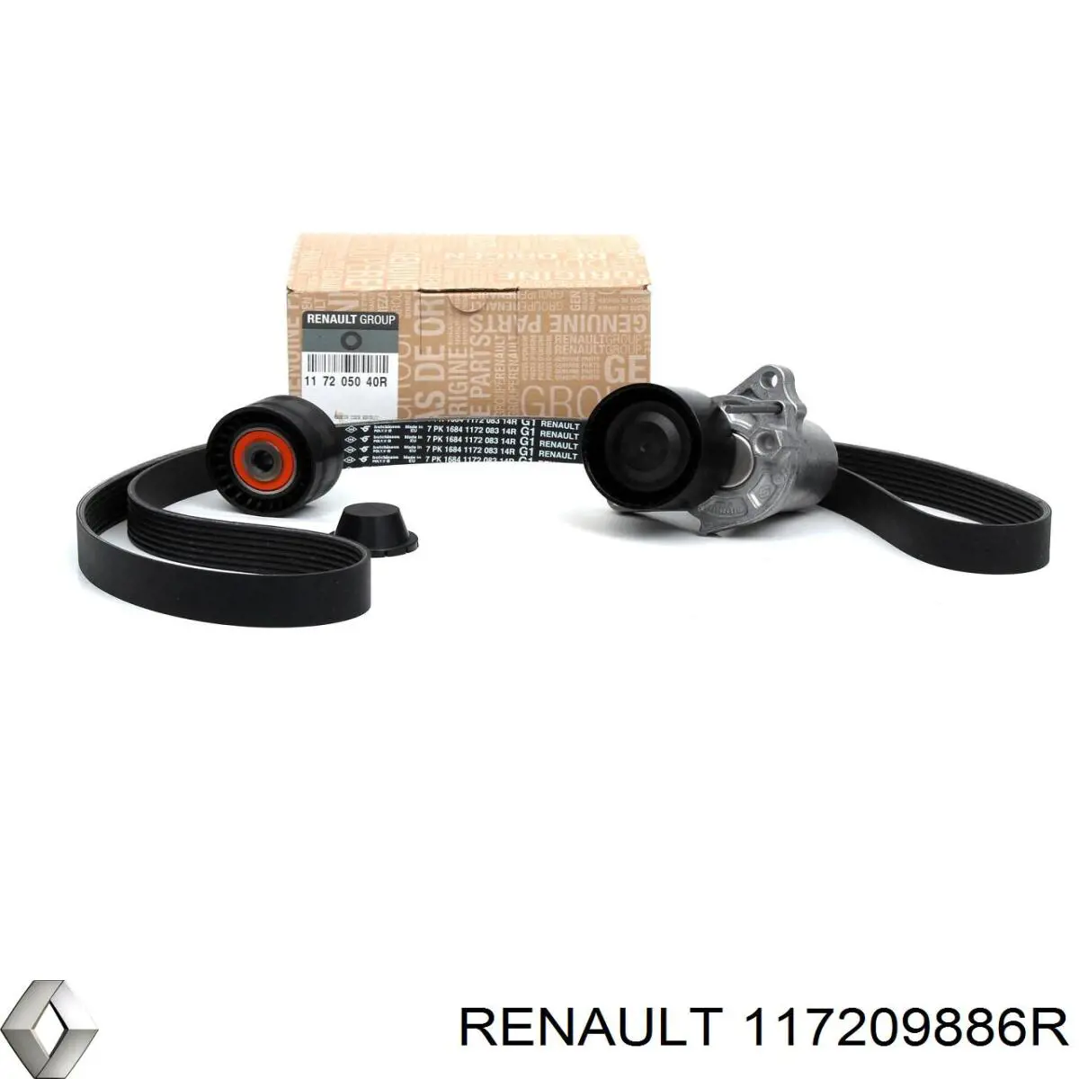 Натяжитель приводного ремня 117209886R Renault (RVI)