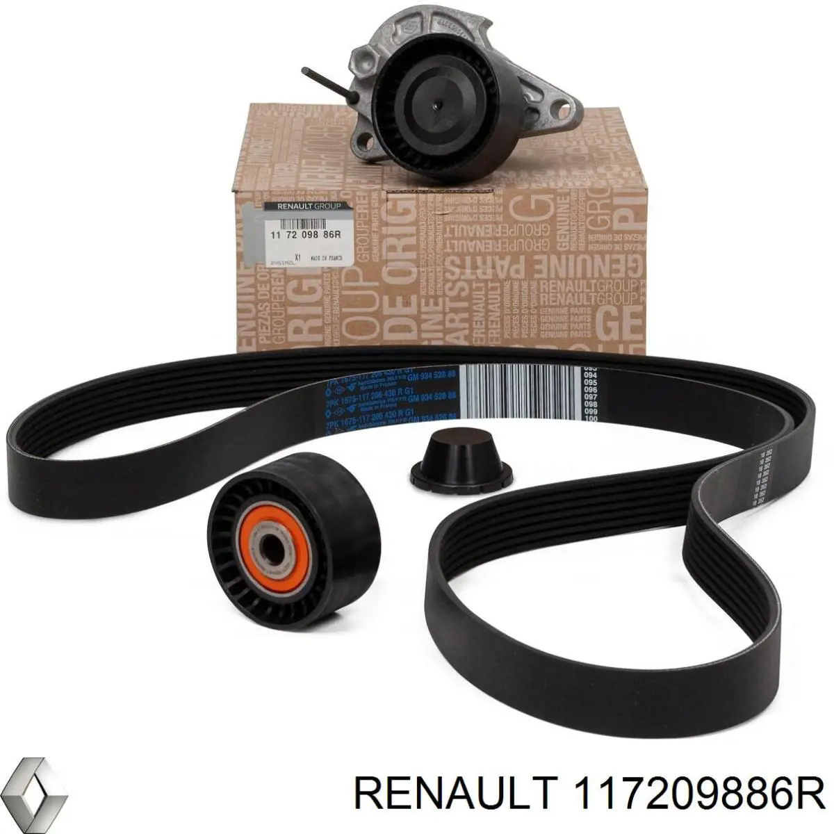 Роликовий модуль натяжителя ремня Renault (RVI) 117209886R цена, от 146.02 USD