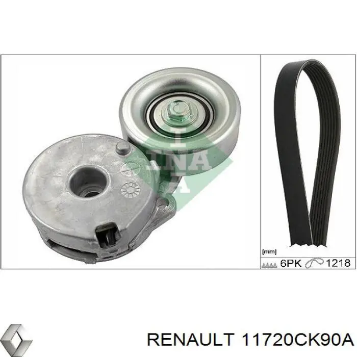 11720CK90A Renault (RVI) ремень генератора
