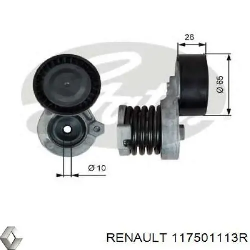 117501113R Renault (RVI) Натяжитель клинового ремня