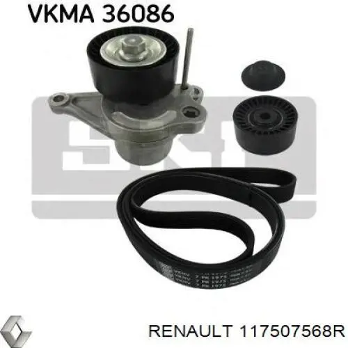 Натяжитель приводного ремня 117507568R Renault (RVI)
