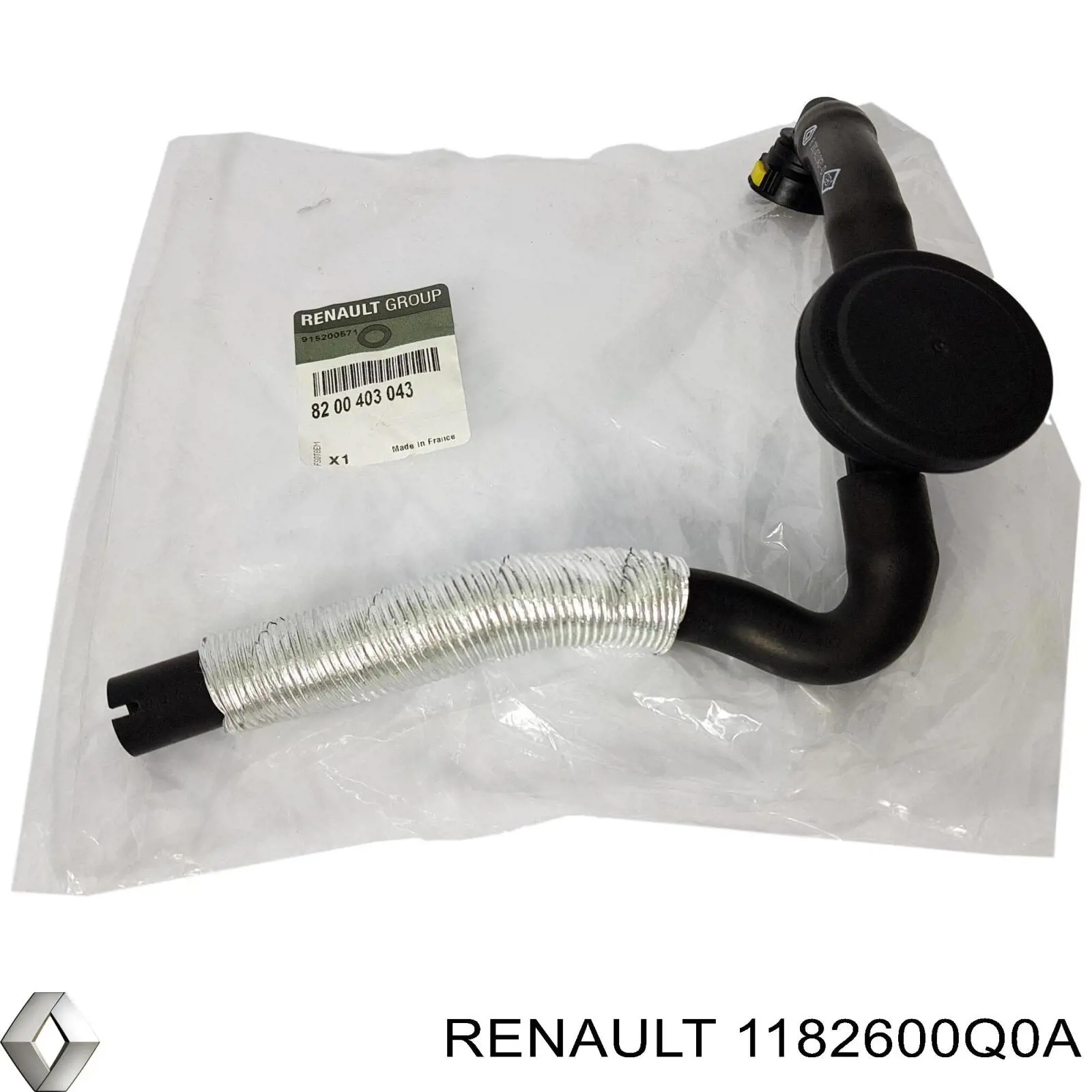 1182600Q0A Renault (RVI) válvula pcv de ventilação dos gases de cárter