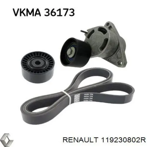 Паразитный ролик приводного ремня Renault (RVI) 119230802R цена, от 22.45 USD