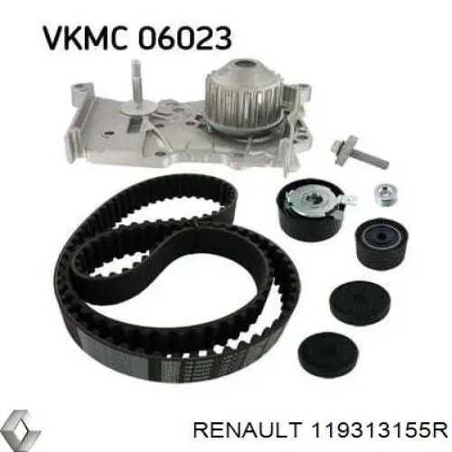 ГРМ ремни, комплект Renault (RVI) 119313155R цена, от 68.91 USD