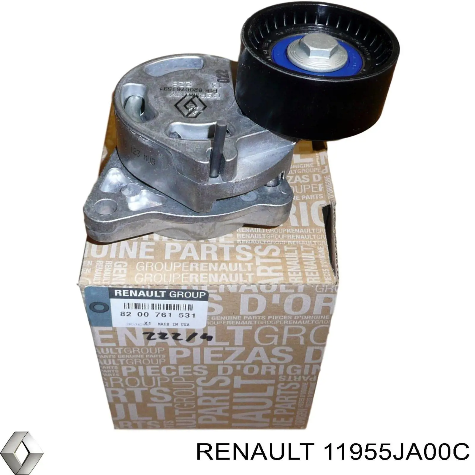 Роликовий модуль натяжителя ремня Renault (RVI) 11955JA00C цена, от 22.84 USD