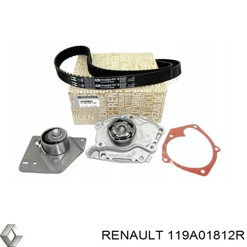 119A01812R Renault (RVI) correia do mecanismo de distribuição de gás, kit
