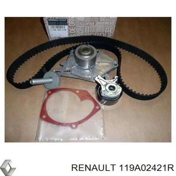 119A02421R Renault (RVI) correia do mecanismo de distribuição de gás, kit