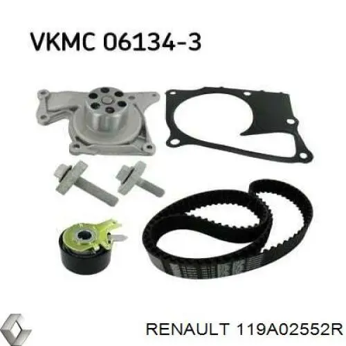 Купить 119A02552R Renault (RVI) Комплект ГРМ