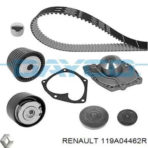 ГРМ ремни, комплект Renault (RVI) 119A04462R цена, от 154.33 USD