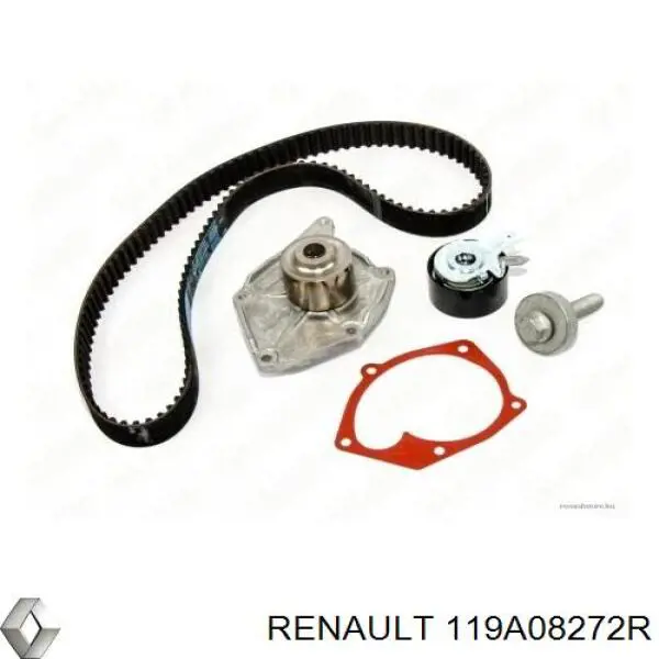 Correia do mecanismo de distribuição de gás, kit Renault (RVI) 119A08272R