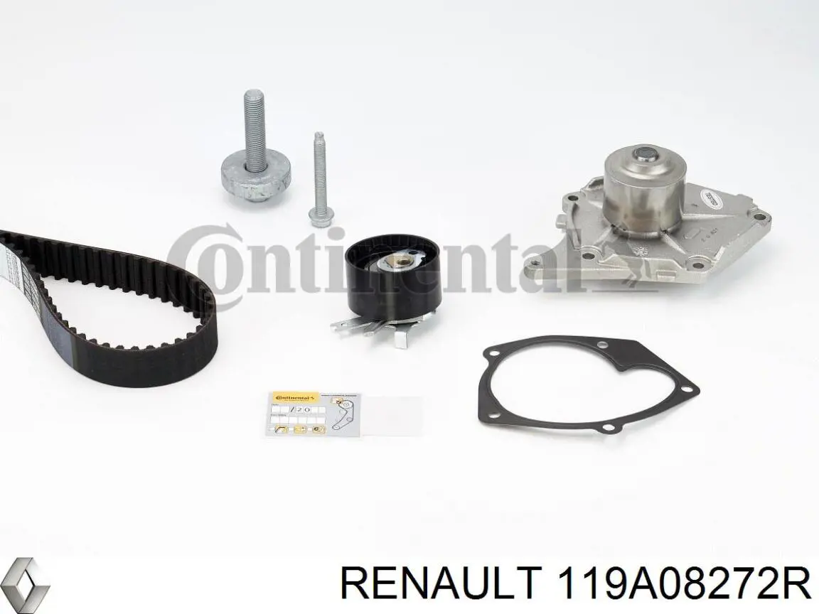 Compre 119A08272R Renault (RVI) Correia do mecanismo de distribuição de gás, kit
