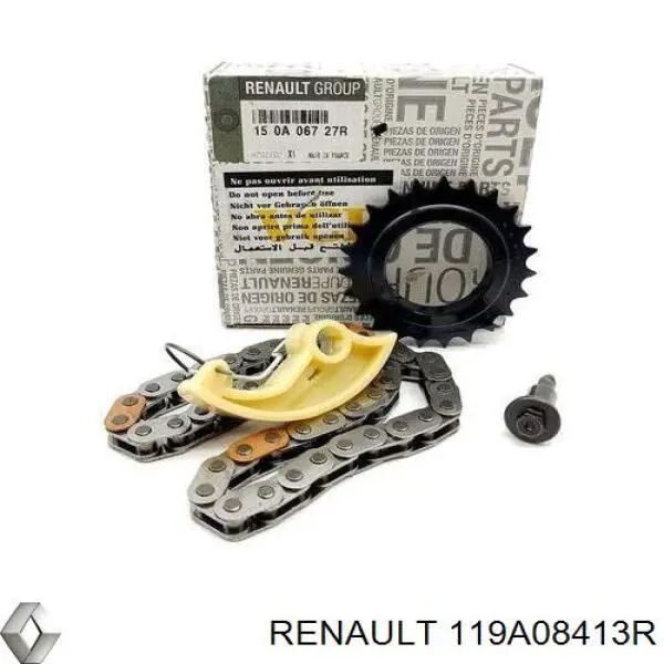 Ремень ГРМ, комплект Renault (RVI) 119A08413R